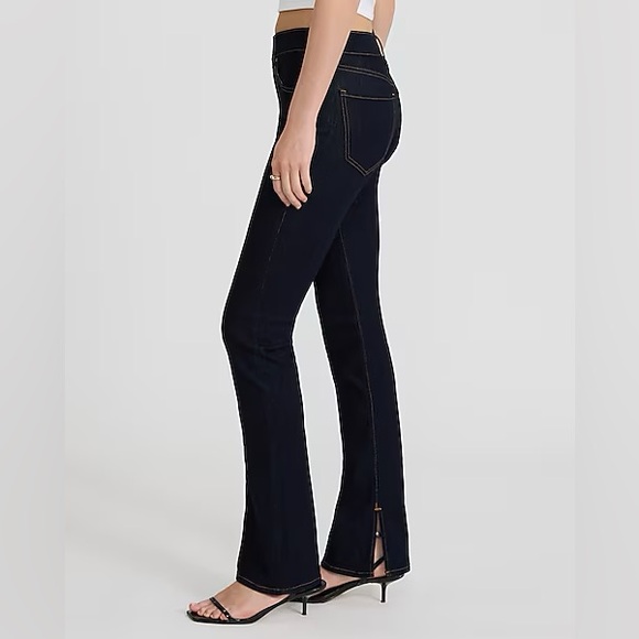 Express Mid Rise Rinse Skyscraper Jeans - Picture 2 of 6